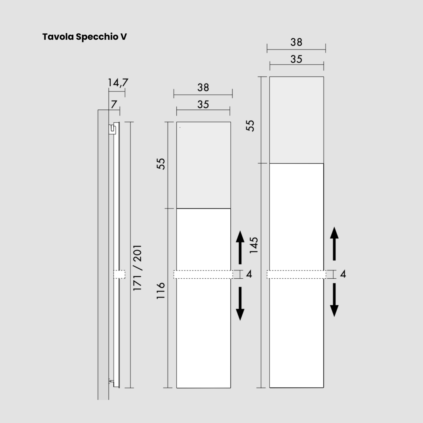 Tavola Specchio (V)