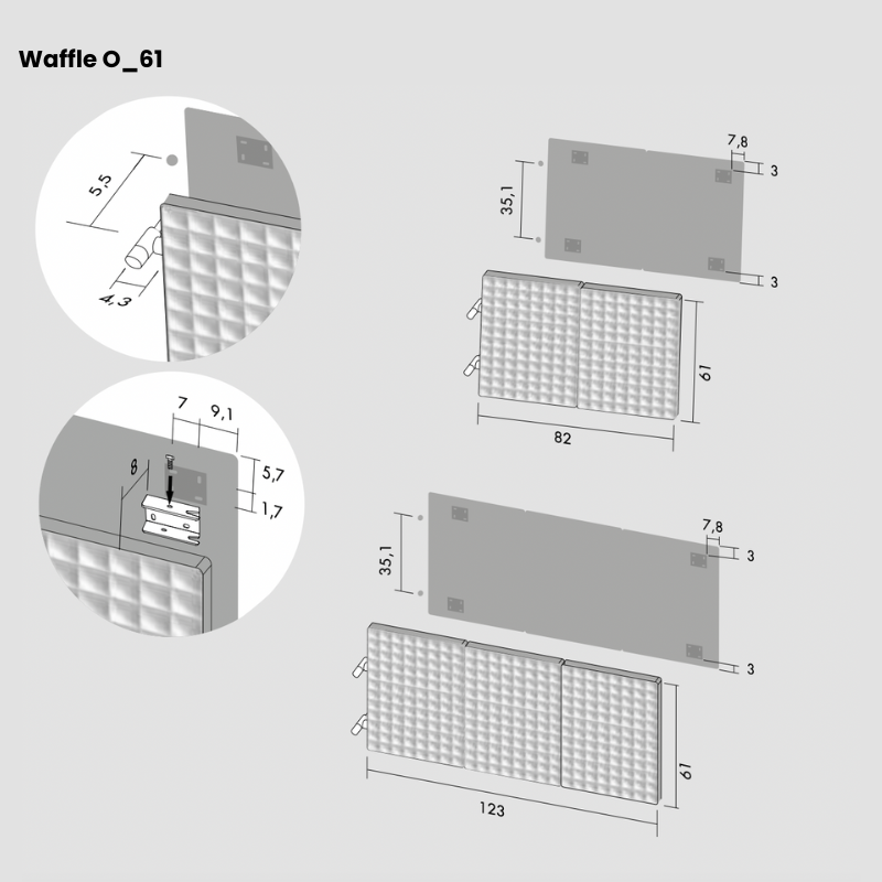 Waffle 61 (O)